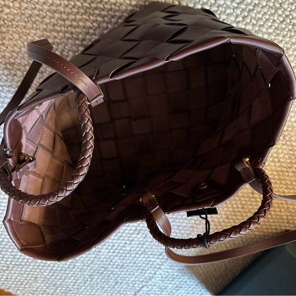 NWT Rebecca Minkoff Frankie Woven Tote - Picture 4 of 5